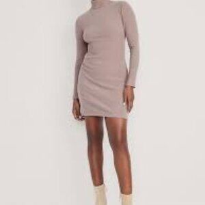 NWT Women's Old Navy Mock-Neck Mini Dress (Mushroom) - S
